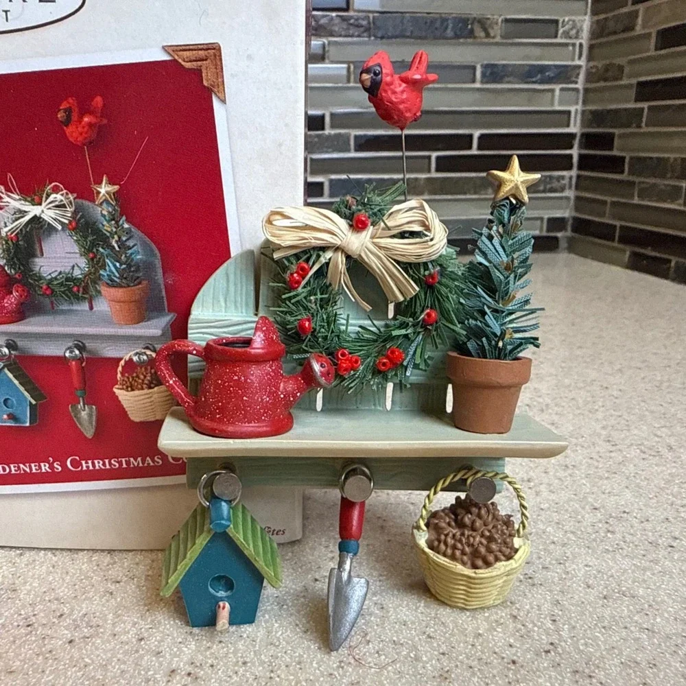 Hallmark Keepsake Ornament 2002 Gardener's Christmas Corner Tammy Haddix Boxed